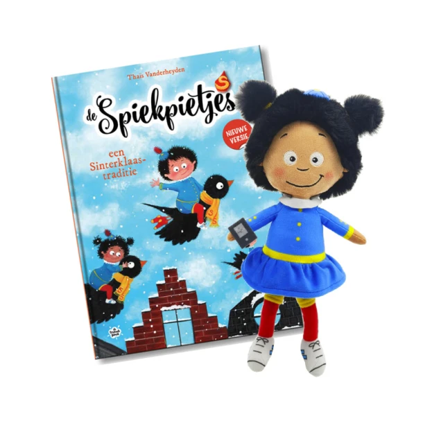 De Spiekpietjes, pakket Een Sinterklaastraditie + Spiekgrietje Loulou – Thaïs Vanderheyden – boek cover