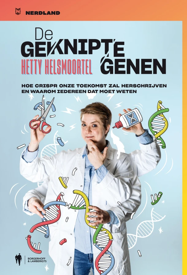De geknipte genen – Hetty Helsmoortel – boek cover