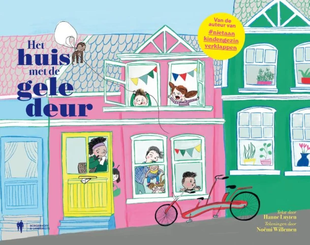Het huis met de gele deur – Hanne Luyten – boek cover