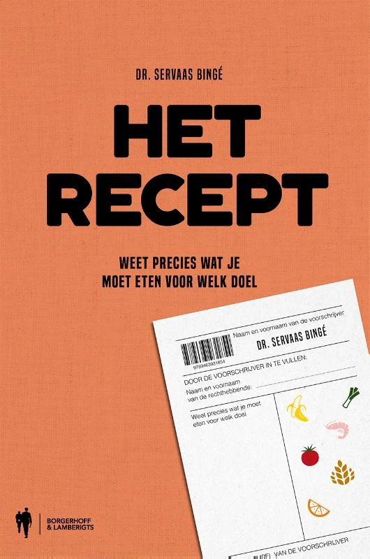 Het Recept – Dr. Servaas Bingé – boek cover