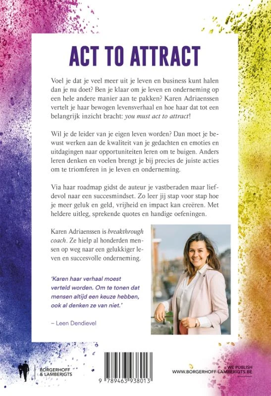 Act to attract – Karen Adriaenssen – boek cover