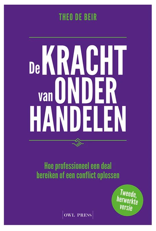De kracht van onderhandelen – Theo de Beir – boek cover
