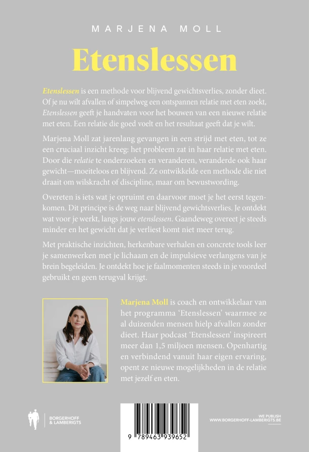 Etenslessen – Marjena Moll – boek cover