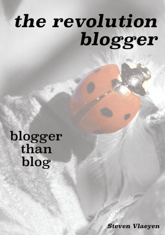 the revolution blogger – Steven Vlaeyen – boek cover