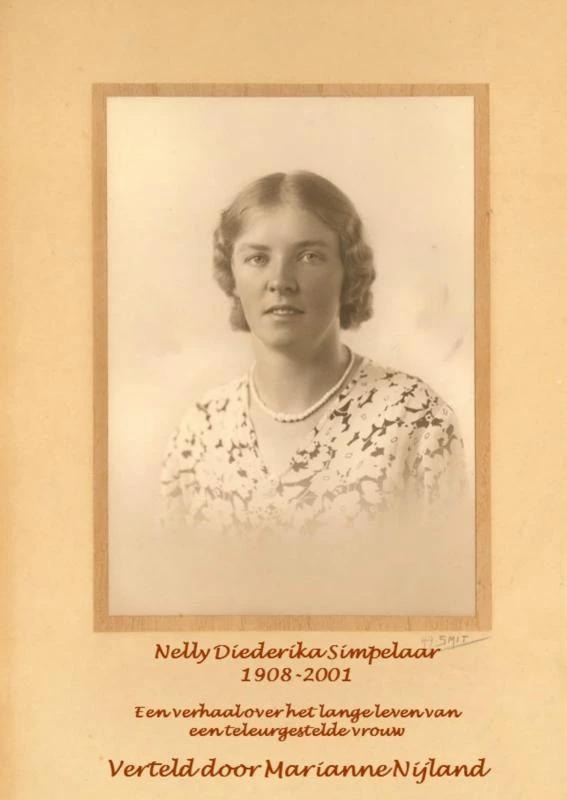Nelly Diederika Simpelaar – Marianne Nijland – boek cover