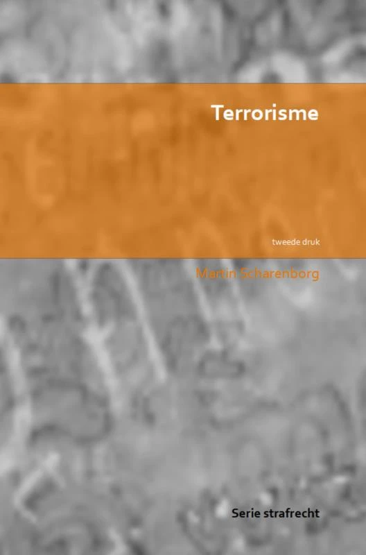 Terrorisme – Martin Scharenborg – boek cover