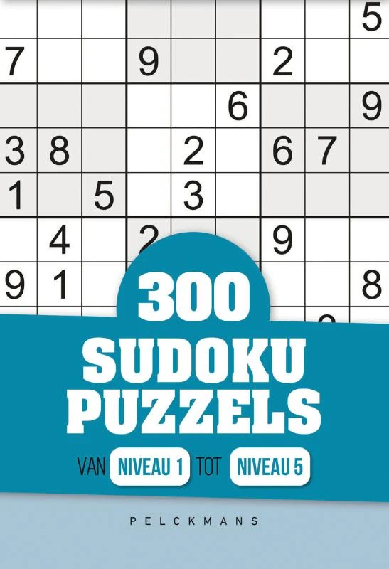 300 Sudoku puzzels – Peter De Schepper – boek cover