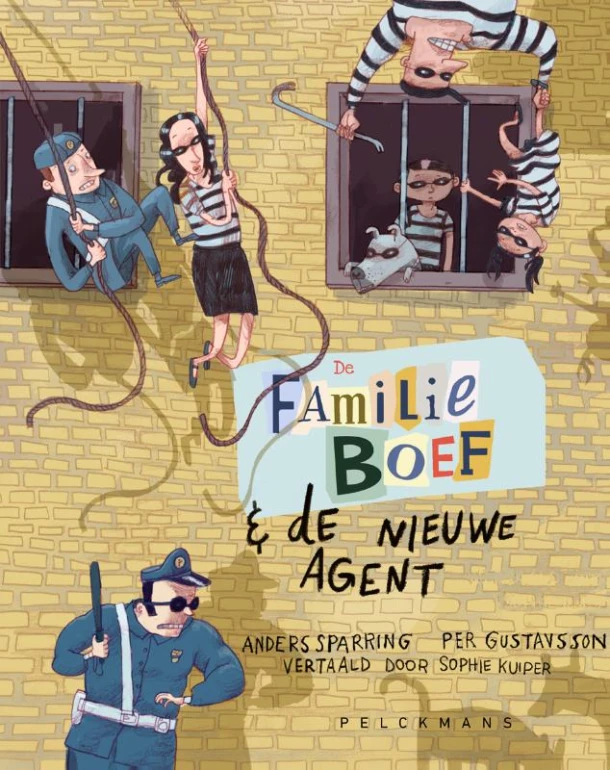 De familie Boef en de nieuwe agent – Anders Sparring – boek cover