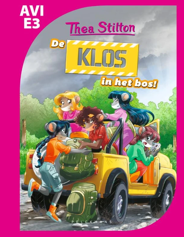 De klos in het bos! – Thea Stilton – boek cover