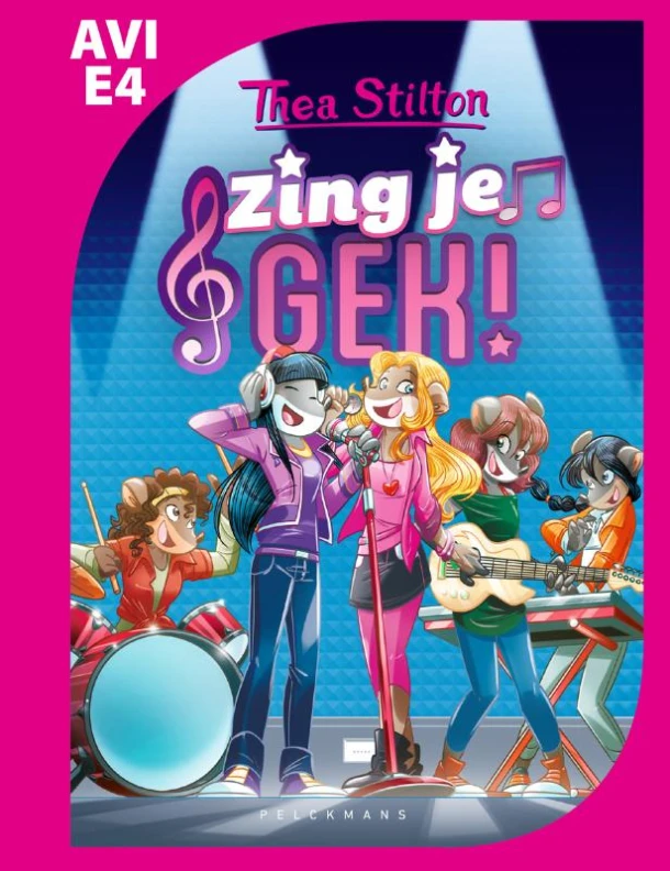 Thea Stilton - Zing je gek! – Thea Stilton – boek cover