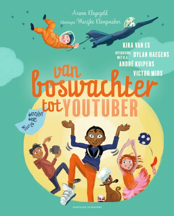 Van boswachter tot Youtuber – Arwen Kleyngeld – boek cover