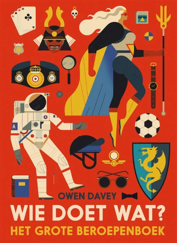 Wie doet wat? – Owen Davey – boek cover