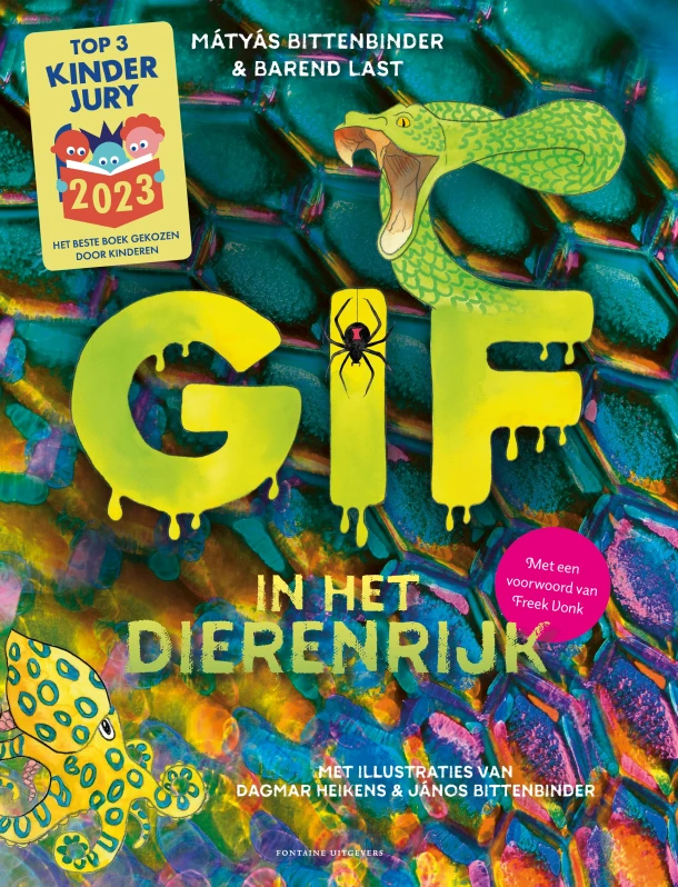 Gif in het dierenrijk – Mátyás Bittenbinder – boek cover