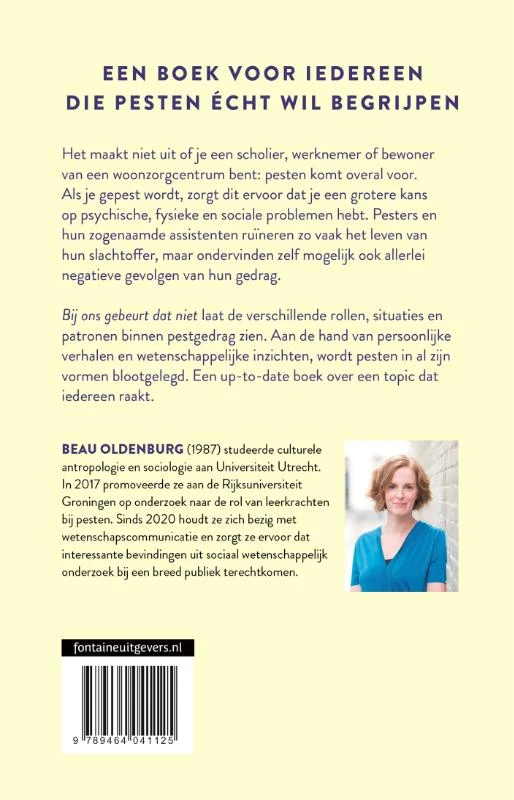 Bij ons gebeurt dat niet – Beau Oldenburg – boek cover