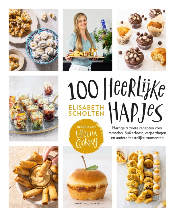 100 heerlijke hapjes – Elisabeth Scholten – boek cover