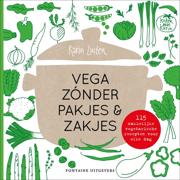 Vega zónder pakjes & zakjes – Karin Luiten – boek cover