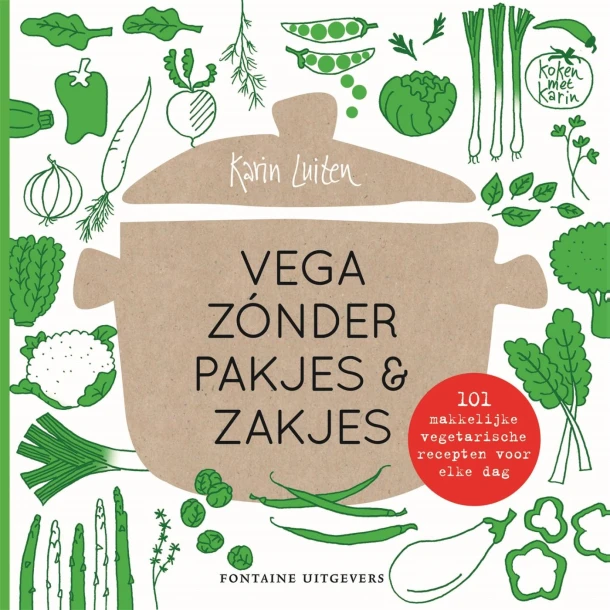 Vega zónder pakjes & zakjes – Karin Luiten – boek cover