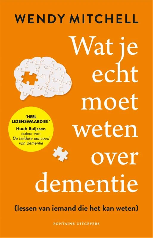 Wat je echt moet weten over dementie – Wendy Mitchell – boek cover