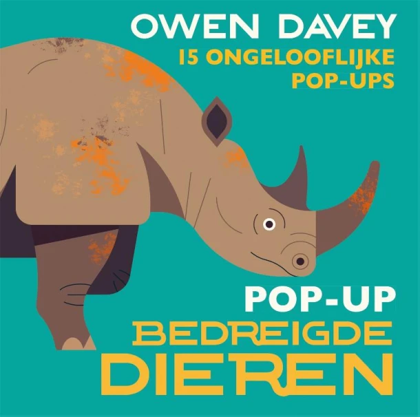 Pop-up bedreigde dieren – Owen Davey – boek cover