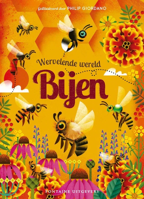 Wervelende wereld: Bijen – Camilla de la Bédoyère – boek cover