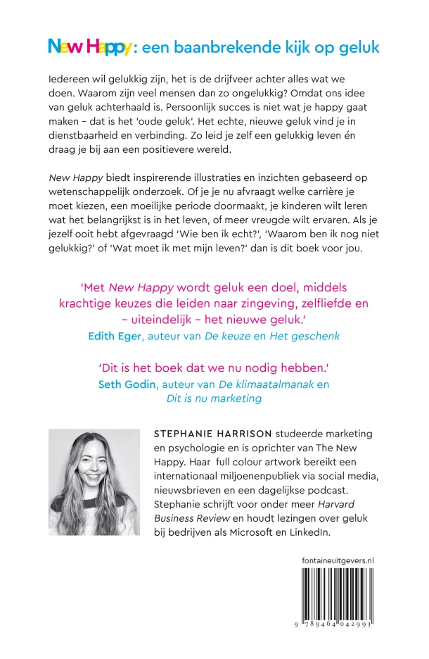 New Happy: het nieuwe geluk – Stephanie Harrison – boek cover