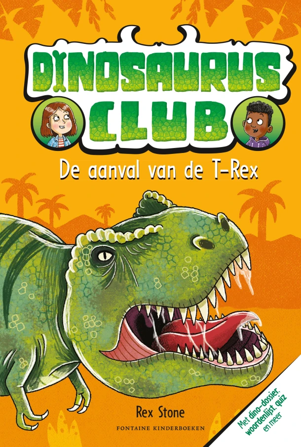 De aanval van de T-Rex – Rex Stone – boek cover