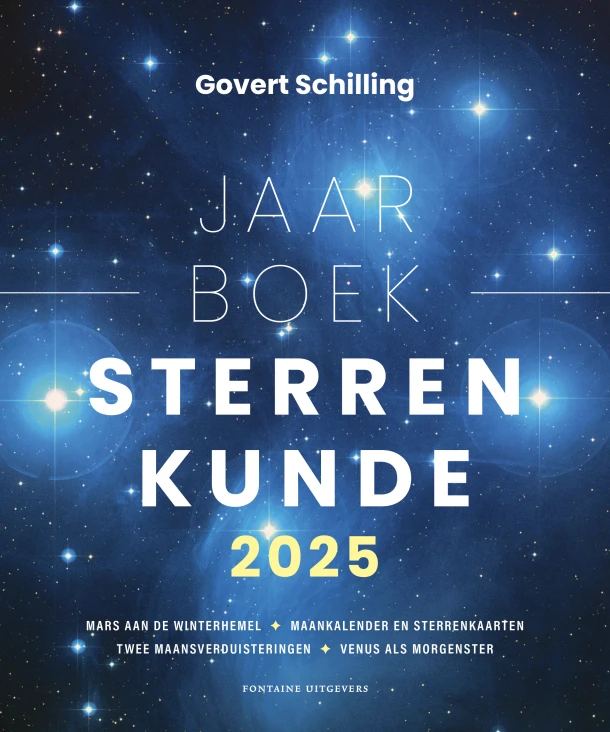 Jaarboek sterrenkunde 2025 – Govert Schilling – boek cover