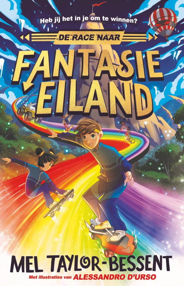 De race naar Fantasie-eiland – Mel Taylor-Bessent – boek cover