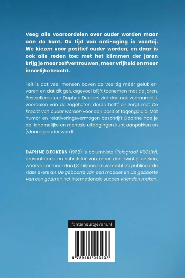 De kracht van ouder worden – Daphne Deckers – boek cover