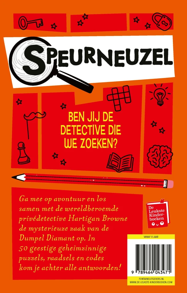 Speurneuzel: De zaak van de Dumpel Diamant – Hartigan Browne – boek cover