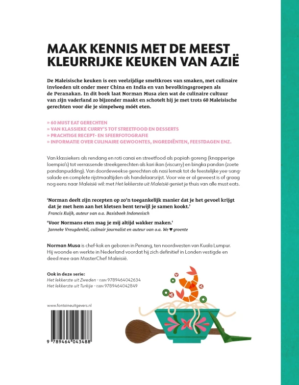 Het lekkerste uit Maleisië – Norman Musa – boek cover