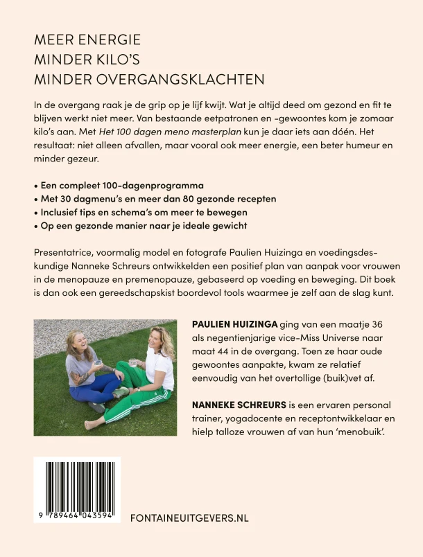 Het 100 dagen meno masterplan – Paulien Huizinga – boek cover