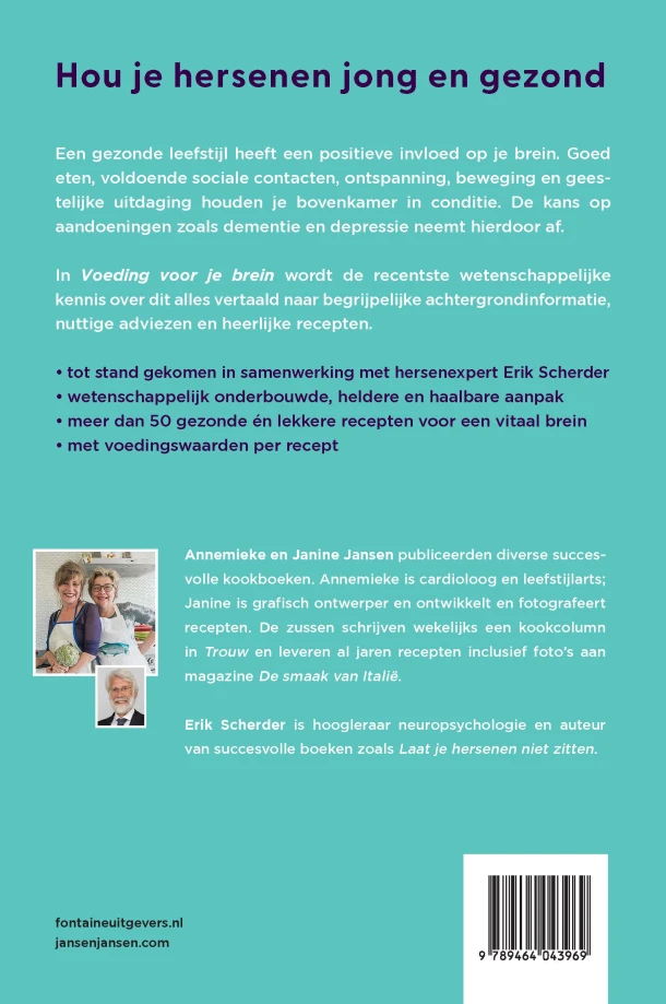 Voeding voor je brein – Annemieke Jansen – boek cover
