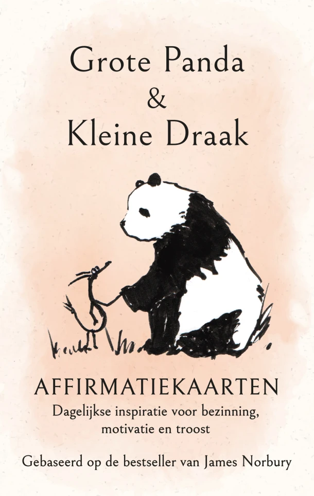 Grote Panda & Kleine Draak - affirmatiekaarten – James Norbury – boek cover