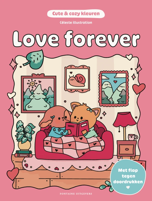 Love forever – Céleste illustration – boek cover