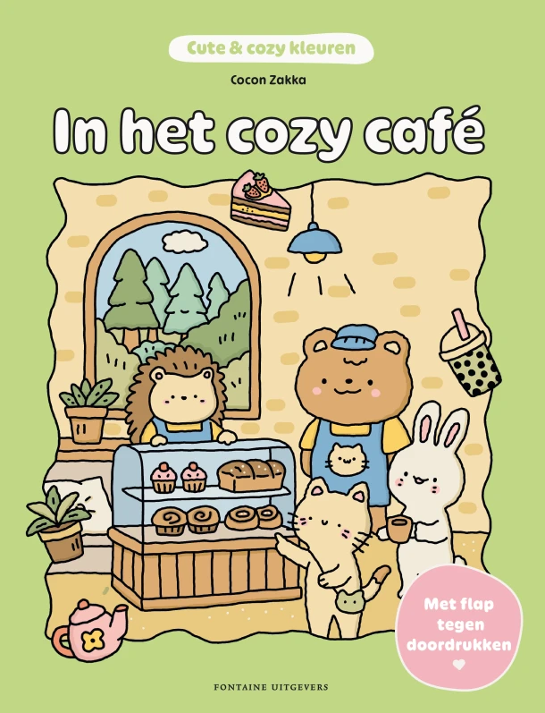 In het cozy café – Cocon Zakka – boek cover
