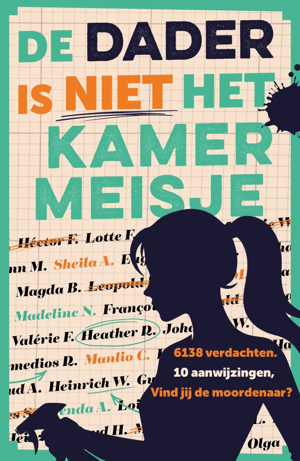 De dader is niet het kamermeisje – Côme Delaurean – boek cover