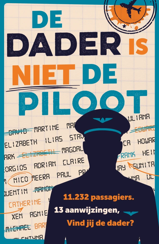 De dader is niet de piloot – Côme Delaurean – boek cover