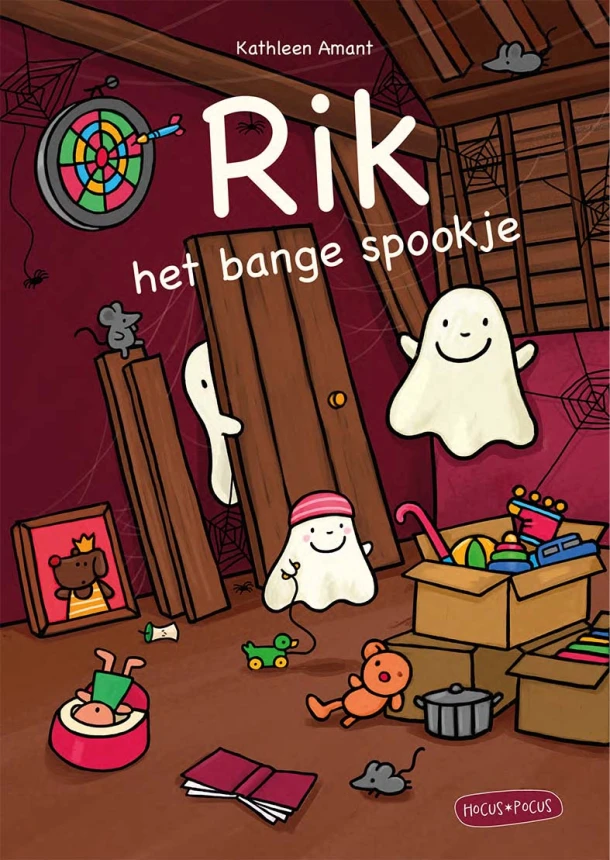 Rik het bange spookje – Kathleen Amant – boek cover