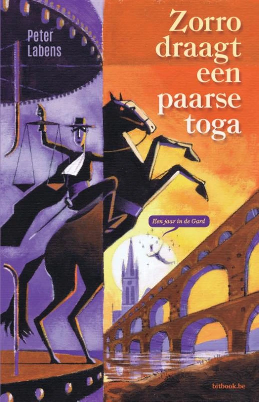 Zorro draagt een paarse toga – Peter Labens – boek cover