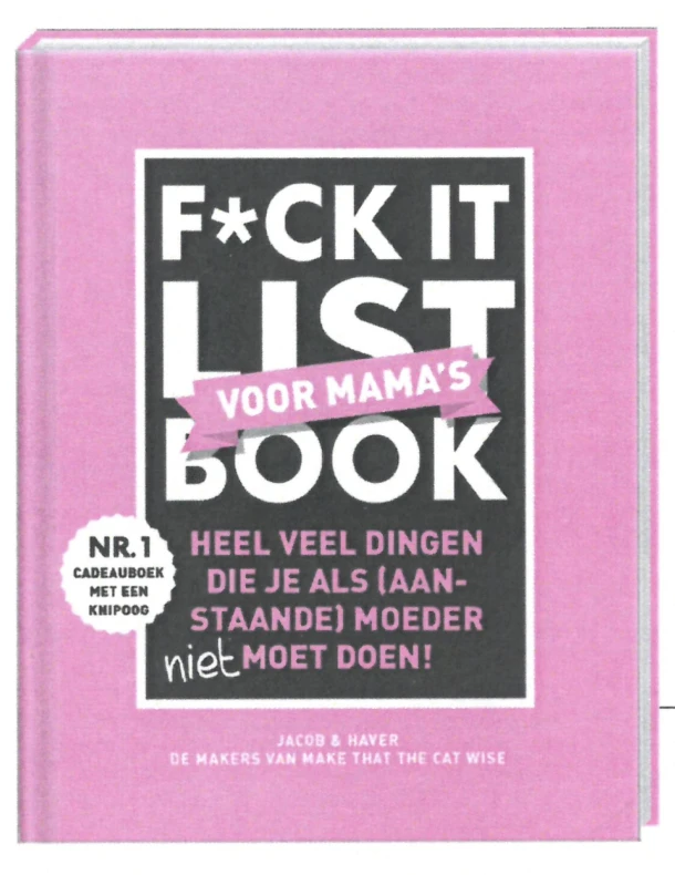 F*ck it list Voor mama‘s – ImageBooks Factory – boek cover