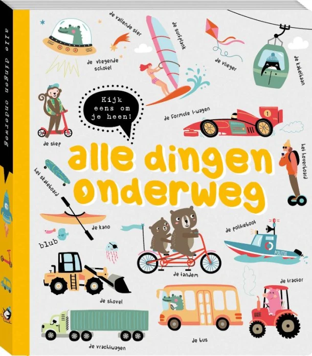 Kijk eens om je heen - Alle dingen onderweg – boek cover