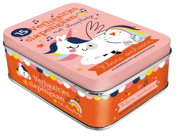 Twinkel Twinkel - Muziekblikje met verhaaltjes voor het slapen gaan - kleine Eenhoorn – ImageBooks Factory – boek cover