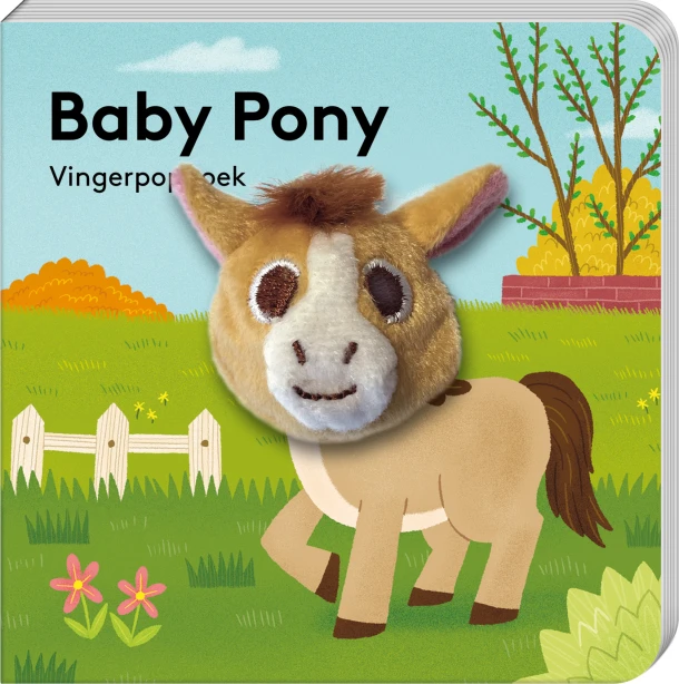 Vingerpopboekje - Baby Pony – boek cover