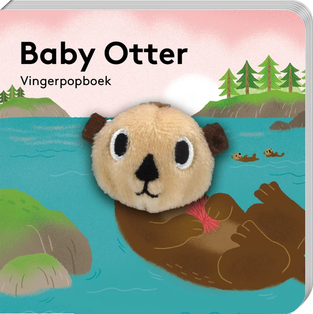 Vingerpopboekje Baby Otter – ImageBooks Factory – boek cover