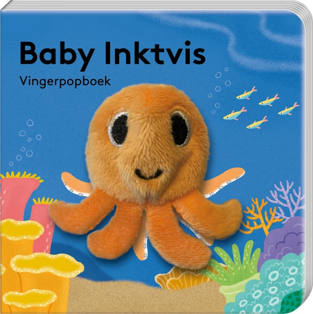 Vingerpopboekje Baby Inktvis – ImageBooks Factory – boek cover