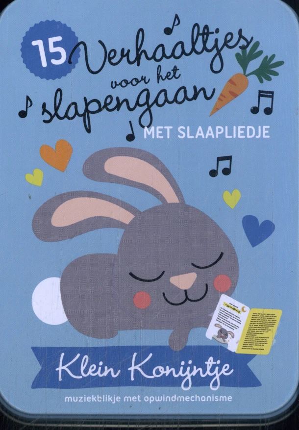 Twinkel Twinkel Muziekblikje 15 verhaaltjes voor het slapengaan - Klein konijntje – ImageBooks Factory – boek cover