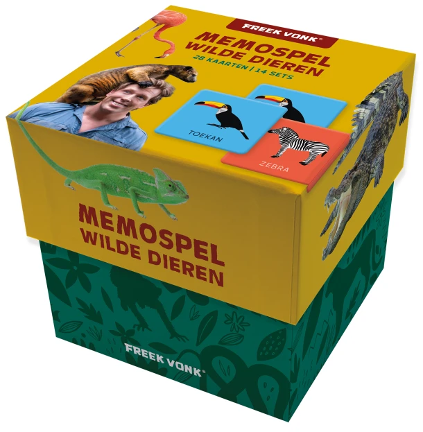 Memospel wilde dieren – ImageBooks Factory – boek cover
