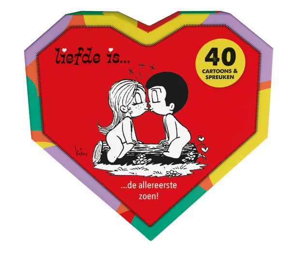 Hartendoosje Liefde is - De allereerste zoen! – ImageBooks Factory – boek cover