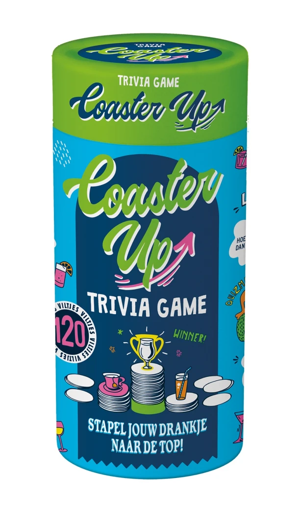 Coaster Up - Trivia Game – ImageBooks Factory – boek cover